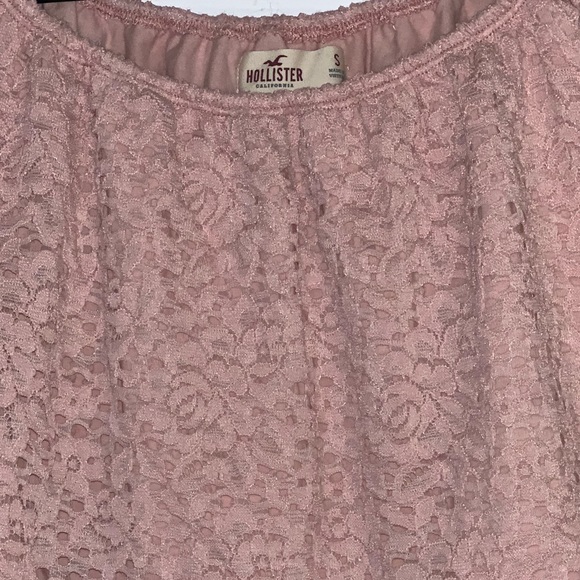 * S O L D * Pink Off The Shoulder Top - Picture 3 of 3